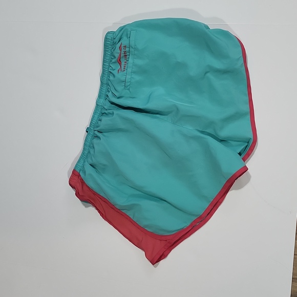 LAUREN JAMES CO Green Pink Dri Fit Athletic Shorts with Lining - Picture 4 of 13